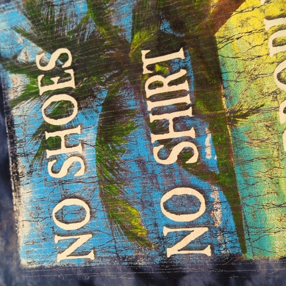 Jimmy Buffett tie dye blue Margaritaville shirt, size L - Picture 12 of 13